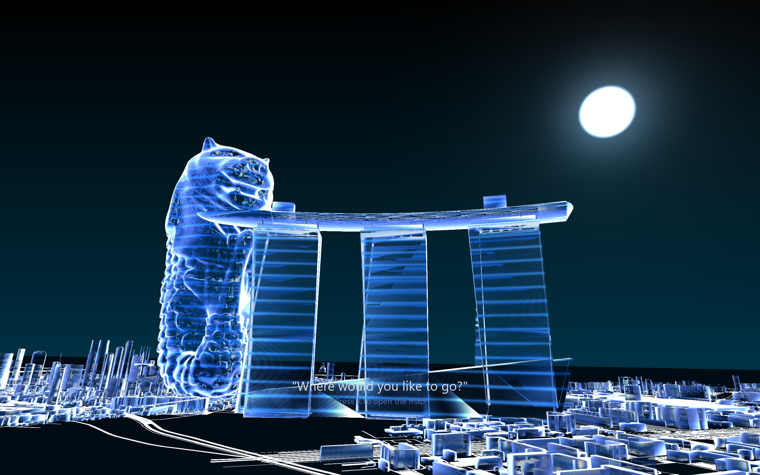 Marina Bay skyline